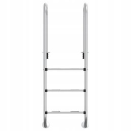 Vidaxl baseino kopėčios 54x38x158 cm 304 nerūdijančio plieno