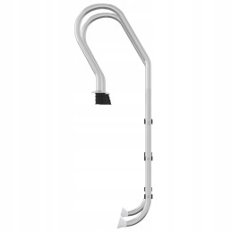 Vidaxl baseino kopėčios 54x38x158 cm 304 nerūdijančio plieno