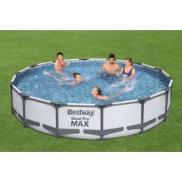 Steel Pro max rāmja baseins 427x84 14ft bestway 3in1 sūkņa filtrs ii