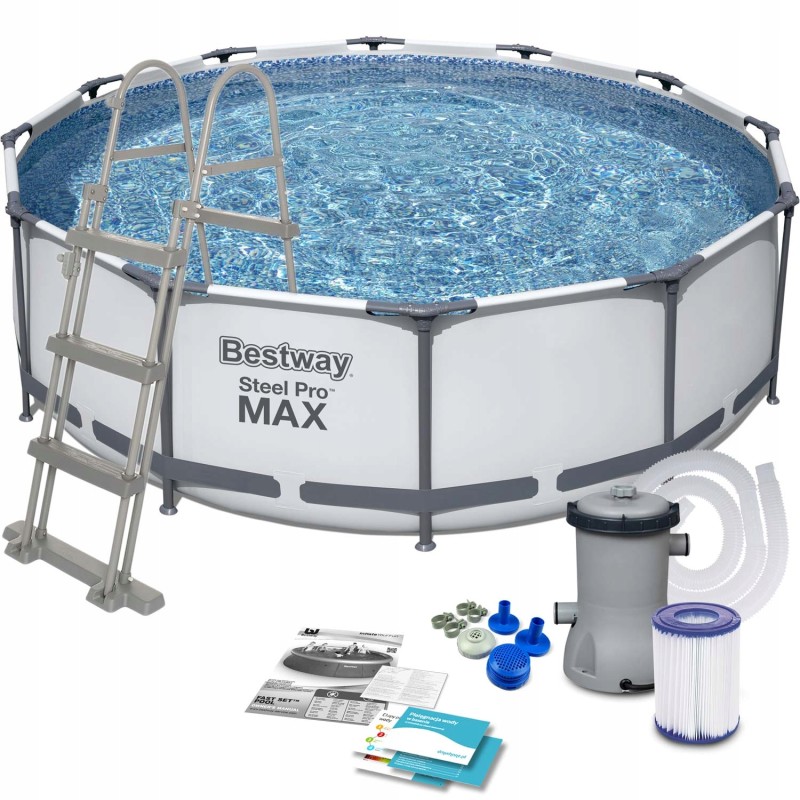 Frame garden pool 366 x 100 cm 10in1 set bestway 56418