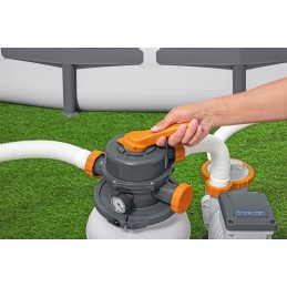 Bestway 58497 smėlio filtro siurblys baseinams 5678l h žarnų jungtys