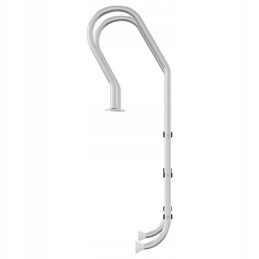 Vidaxl baseino kopėčios 54x38x158 cm 304 nerūdijančio plieno