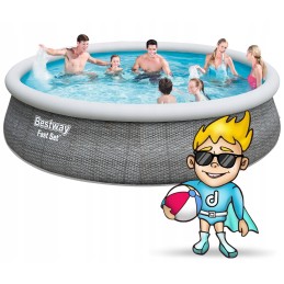Išsiplečiantis sodo baseinas 457 x 107 cm bestway 5737