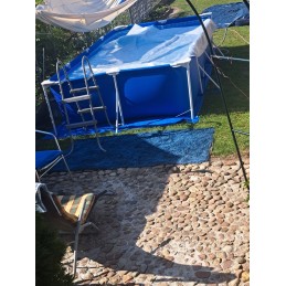 Karkasinis baseinas 450x220x84 cm 14in1 intex 28274