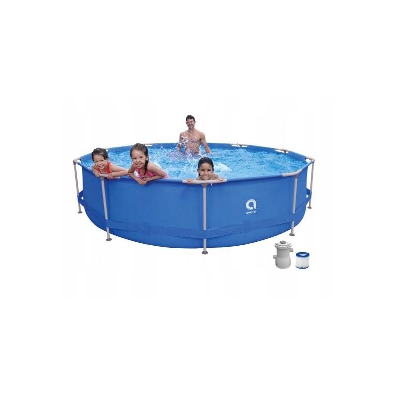 Avenli karkasinis baseinas su pompa 360 x 76 cm
