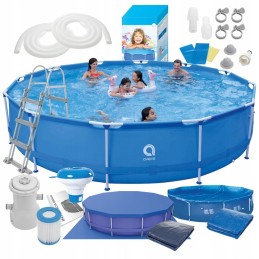 Apvalaus rėmo baseinas 450x450, Avenli komplektas