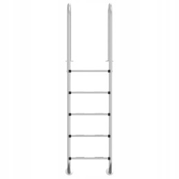 Baseina kāpnes 54x38x211 cm, 304 nerūsējošais tērauds
