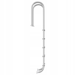 Basseini redel 54x38x211 cm, 304 roostevaba teras