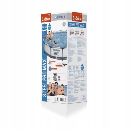 Plieninis sodo baseinas 366 x 76 cm 16in1 bestway 56416