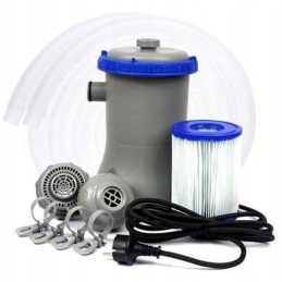 Frame pool steel pro max 366x100 gray 12ft bestway 4in1 pump filter