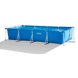 Stačiakampio rėmo baseinas su pompa 450x220x84cm rinkinys 10in1 intex 28274