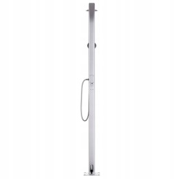 Aiadušš pruuni alusega, 220 cm, alumiinium