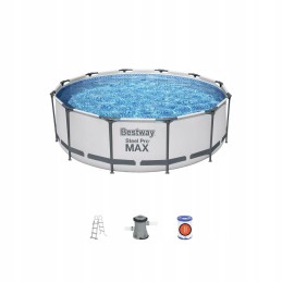Bestway rėmo baseinas 366x100 cm plieno pro maks