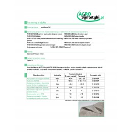 Kokybiška, itin tvirta polipropileno geotekstilė p40, matmenys 4x10m