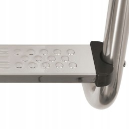 Baseino kopėčios su 3 laipteliais, nerūdijančio plieno