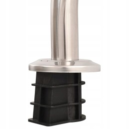 Baseino kopėčios su 3 laipteliais, nerūdijančio plieno