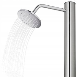 Garden shower 215 cm stainless steel