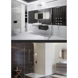 Garden shower 215 cm stainless steel