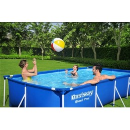 Bestway stačiakampio rėmo baseinas 400 x 211 cm
