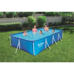Bestway stačiakampio rėmo baseinas 400 x 211 cm