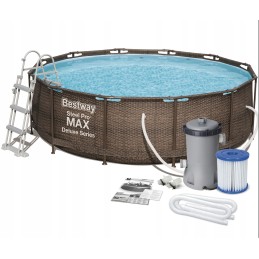 Plieninis sodo baseinas 366x100cm bestway 56709
