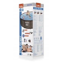 Plieninis sodo baseinas 366x100cm bestway 56709