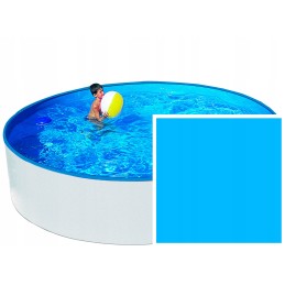 Plaukimo baseino įdėklo folija 5 5x1 2m 0 4mm mėlyna