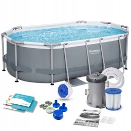 Plieninis sodo baseinas 305 x 200 x 84 cm 10in1 bestway 5614a