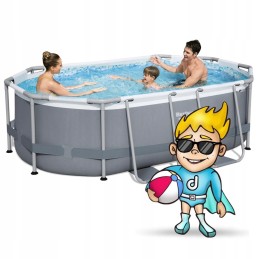 Plieninis sodo baseinas 305 x 200 x 84 cm 10in1 bestway 5614a
