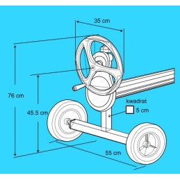 Kokido Alux K946BX 98 vyniojimo mašina su pagalba