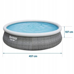 Bestway 57372 457 x 107 cm garden expansion pool