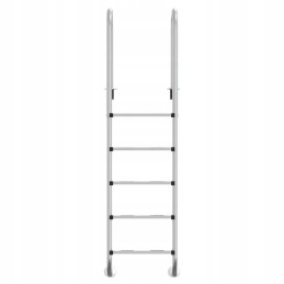 Baseina kāpnes 54x38x211 cm, nerūsējošais tērauds