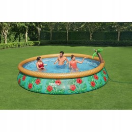 Bestway laiendusbassein 457cm palmipuu ja pump