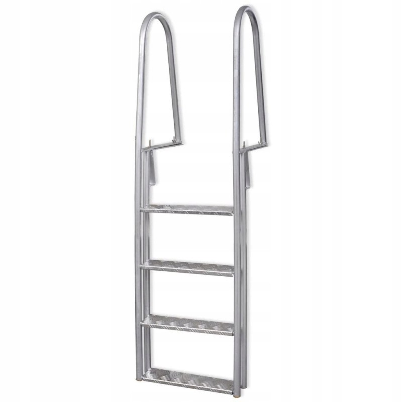 Ladder for pool or jetty 4 steps aluminum