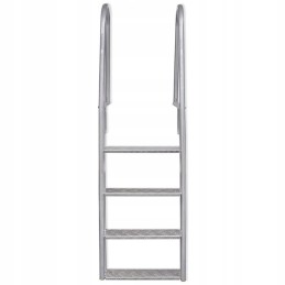 Ladder for pool or jetty 4 steps aluminum