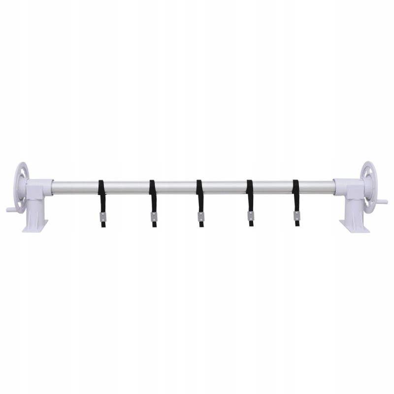 Vidaxl baseino uždengimo ritinys su plastikiniu pagrindu