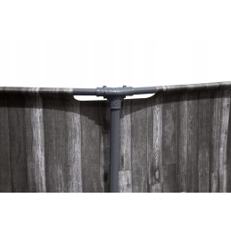 Steel Pro max rāmja baseins 366x100 koka imitācija 12 pēdas bestway 4in1