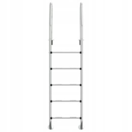 Baseina kāpnes 54x38x211cm, 304 nerūsējošais tērauds