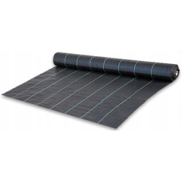 Lauksaimniecības audums melns 110 g 1 6 mx 100 m