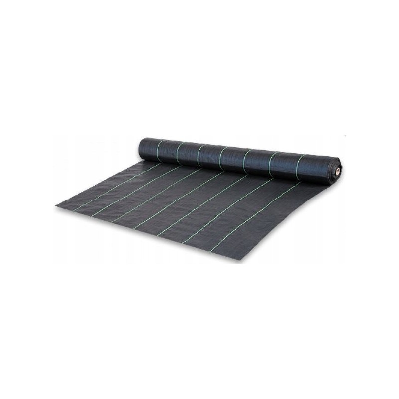 Lauksaimniecības audums melns 110 g 1 6 mx 100 m