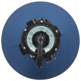 Smėlio baseino filtras 10 m3 h su daugiakrypčiu vožtuvu ir 6 mėlynomis pozicijomis