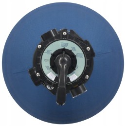 Vidaxl smėlio baseino filtras su 6 krypčių vožtuvu mėlynas 560 mm 9172