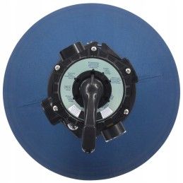 Vidaxl smėlio baseino filtras su 6 krypčių vožtuvu mėlynas 560 mm 9172