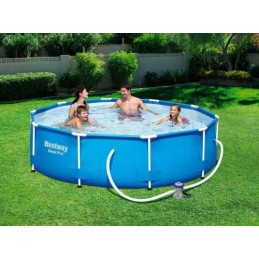 Sodo baseino rinkinys 17in1 bestway 305x76 cm sodo baseino vonia