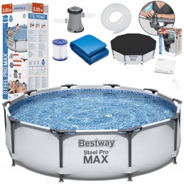 Sodo baseino rinkinys 17in1 bestway 305x76 cm sodo baseino vonia