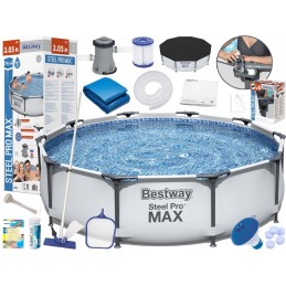 Sodo baseino rinkinys 17in1 bestway 305x76 cm sodo baseino vonia