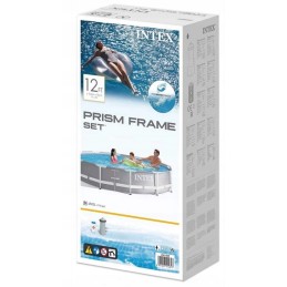 Intex prizminis karkasinis baseinas su filtro pompa 366x76cm