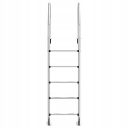 Baseina kāpnes 54x38x211 cm, nerūsējošais tērauds