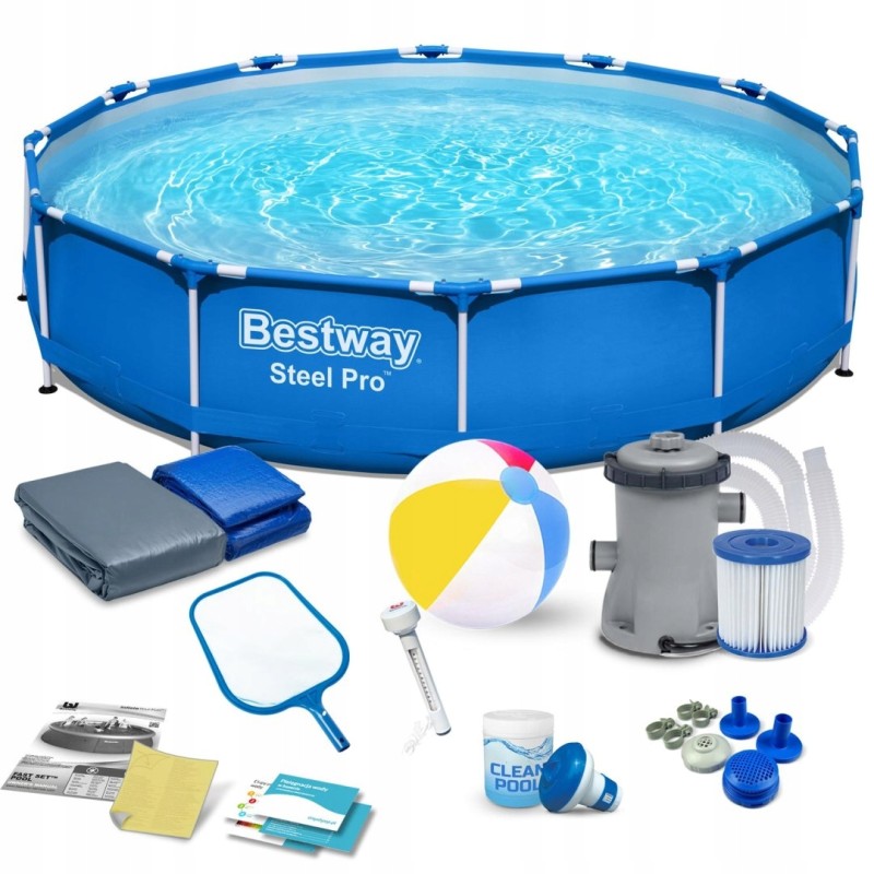 Sodo baseino baseinas 366 x 76 cm, 15 viename bestway rinkinys