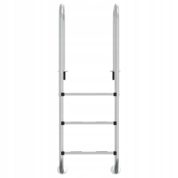 Baseino kopėčios 54x38x158 cm, nerūdijančio plieno